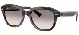 Gafas de Sol - Ray-Ban - RB4398 ERIK - 140432  STRIPED GREY // GREY GRADIENT TRANSPARENT