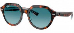 Gafas de Sol - Ray-Ban - RB4399 GINA - 14133M  DARK HAVANA // BLUE GRADIENT GREY