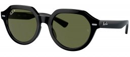 Gafas de Sol - Ray-Ban - RB4399 GINA - 901/58 BLACK // GREEN POLARIZED
