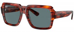 Gafas de Sol - Ray-Ban - RB4408 MAGELLAN - 139880  STRIPED HAVANA // DARK BLUE