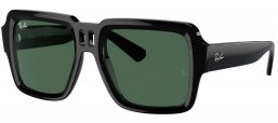 Gafas de Sol - Ray-Ban - RB4408 MAGELLAN - 667771  BLACK // DARK GREEN