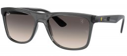 Gafas de Sol - Ray-Ban - RB4413M - F69111  TRANSPARENT GREY // GREY GRADIENT
