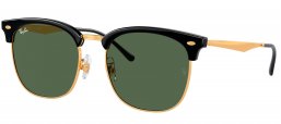Gafas de Sol - Ray-Ban - RB4418D - 601/31 BLACK ON GOLD // DARK GREEN
