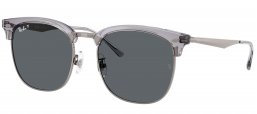 Gafas de Sol - Ray-Ban - RB4418D - 679281  TRANSPARENT GREY ON GUNMETAL // DARK GREY POLARIZED