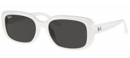 Gafas de Sol - Ray-Ban - RB4421D - 677287  WHITE // DARK GREY