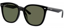Gafas de Sol - Ray-Ban - RB4423D - 601/9A BLACK // DARK GREEN POLARIZED