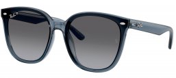 Gafas de Sol - Ray-Ban - RB4423D - 6592T3  TRANSPARENT DARK BLUE // GREY GRADIENT POLARIZED