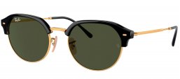 Gafas de Sol - Ray-Ban - RB4429 - 601/31  BLACK ON ARISTA // GREEN
