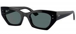 Gafas de Sol - Ray-Ban - RB4430 ZENA - 667781  BLACK // DARK GREY POLARIZED