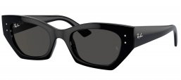 Gafas de Sol - Ray-Ban - RB4430 ZENA - 667787  BLACK // DARK GREY