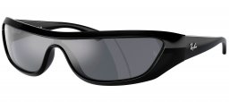 Gafas de Sol - Ray-Ban - RB4431 XAN - 66776V  BLACK // DARK GREY MIRROR SILVER