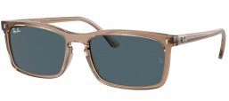 Gafas de Sol - Ray-Ban - RB4435 - 6765R5  TRANSPARENT BROWN // BLUE