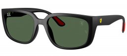 Gafas de Sol - Ray-Ban - RB4443M - F60271  MATTE BLACK // DARK GREEN