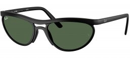 Gafas de Sol - Ray-Ban - RB4453 - 601S71  SAND BLACK // DARK GREEN