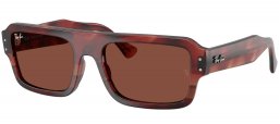 Gafas de Sol - Ray-Ban - RB4454 - 1452C5  RED HAVANA // RED