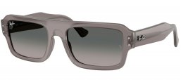 Gafas de Sol - Ray-Ban - RB4454 - 680571  TRANSPARENT GREY // GREY GRADIENT