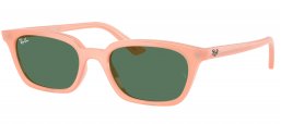 Gafas de Sol - Ray-Ban - RB4456 ZAYA - 681182  CLOUDY NATURAL PINK // DARK GREEN