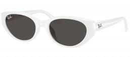 Gafas de Sol - Ray-Ban - RB4457D - 677287  WHITE // DARK GREY