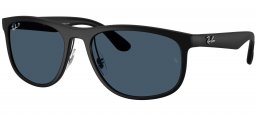 Gafas de Sol - Ray-Ban - RB4468 - 601S1C  SAND BLACK // BLUE POLARIZED