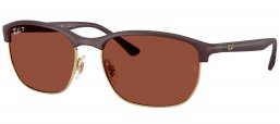 Gafas de Sol - Ray-Ban - RB4469 - 64451B  SAND VIOLET // RED POLARIZED