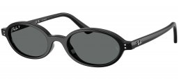 Gafas de Sol - Ray-Ban - RB4472 - 667781  BLACK // DARK GREY POLARIZED