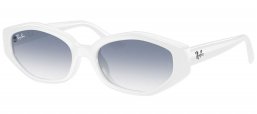 Gafas de Sol - Ray-Ban - RB4473D - 677219  WHITE / LIGHT BLUE GRADIENT