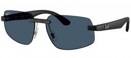 Gafas de Sol - Ray-Ban - RB4475CH - 601S1C  SAND BLACK // DARK BLUE POLARIZED