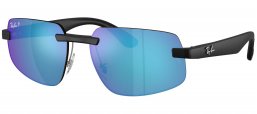 Gafas de Sol - Ray-Ban - RB4475CH - 601SA1  BLACK // GREEN BLUE MULTILAYER ANTIREFLECTION POLARIZED