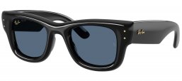 Gafas de Sol - Ray-Ban - RB4940 WAYFARER PUFFER - 601/80 BLACK // DARK BLUE