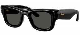 Gafas de Sol - Ray-Ban - RB4940 WAYFARER PUFFER - 601/87 BLACK // DARK GREY