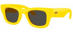 Gafas de Sol - Ray-Ban - RB4940 WAYFARER PUFFER - 683087  YELLOW // DARK GREY