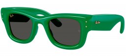 Gafas de Sol - Ray-Ban - RB4940 WAYFARER PUFFER - 683487  GREEN // DARK GREY