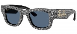Gafas de Sol - Ray-Ban - RB4940BP - 686580  BLACK AND STRASS PAVÉ // DARK BLUE
