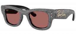 Gafas de Sol - Ray-Ban - RB4940BP - 686585  BLACK AND STRASS PAVÉ // DARK VIOLET