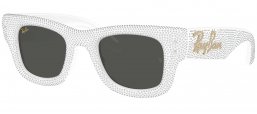 Gafas de Sol - Ray-Ban - RB4940BP - 686687  WHITE AND STRASS PAVÉ // BLACK