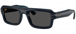 Gafas de Sol - Ray-Ban - RB4954 - 689587  DARK BLUE // BLACK