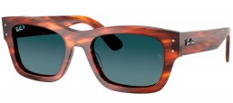 Gafas de Sol - Ray-Ban - RB7683S JOSEPH - 954/S3 STRIPED HAVANA // BLUE GRADIENT POLARIZED