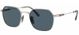 Gafas de Sol - Ray-Ban - RB8094 JIM TITANIUM - 9209R5  SILVER // BLUE