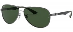 Gafas de Sol - Ray-Ban - RB8313 CARBON FIBRE - 004/N5 GUNMETAL // GREEN POLARIZED