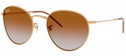 Gafas de Sol - Ray-Ban - RBR0103S ROUND REVERSE - 001/CB ARISTA GOLD // BROWN GRADIENT TRANSPARENT