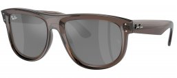 Gafas de Sol - Ray-Ban - RBR0501S BOYFRIEND REVERSE - 6707GS  TRANSPARENT GREY // GREY SILVER MIRROR