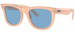 Gafas de Sol - Ray-Ban - RBR0502S WAYFARER REVERSE - 678072  HONEY BEIGE // LIGHT BLUE