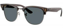 Gafas de Sol - Ray-Ban - RBR0504S CLUBMASTER REVERSE - 670781  TRANSPARENT DARK GREY ON GUNMETAL // DARK GREY POLARIZED