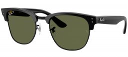 Gafas de Sol - Ray-Ban - RBR0504S CLUBMASTER REVERSE - 67839A  BLACK ON BLACK // DARK GREEN POLARIZED