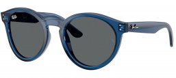 Gafas de Sol - Ray-Ban - RBR0505S 2180 REVERSE - 6708GR  TRANSPARENT NAVY BLUE // DARK GREY