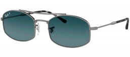 Gafas de Sol - Ray-Ban - RB3719 - 004/S3  GUNMETAL // BLUE GRADIENT POLARIZED