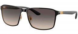 Gafas de Sol - Ray-Ban - RB3721 - 187/11  BLACK ON ARISTA // GREY GRADIENT