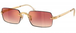 Gafas de Sol - Ray-Ban - RB3928 - 001/8H ARISTA GOLD // DARK VIOLET GRADIENT MIRROR