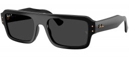 Gafas de Sol - Ray-Ban - RB4454 - 667748  BLACK // BLACK POLARIZED