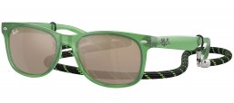 Gafas Junior - Ray-Ban Junior Collection - RJ9052S - 71465A  OPAL GREEN // LIGHT BROWN GOLD MIRROR
